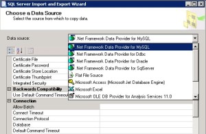 SSIS Data Source